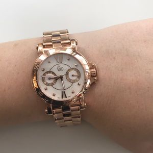 Guess collection rose gold watch